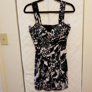 EUC Love Tease Animal Print Mini Dress sz9 juniors